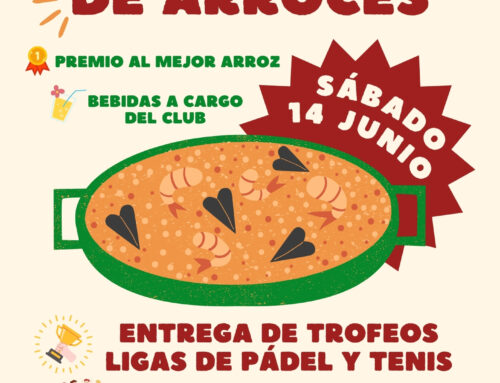 CONCURSO DE ARROCES Y ENTREGA DE TROFEOS LIGA DE PÁDEL Y TENIS – 14 JUNIO