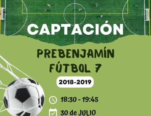CAPTACIÓN FÚTBOL PREBENJAMÍN