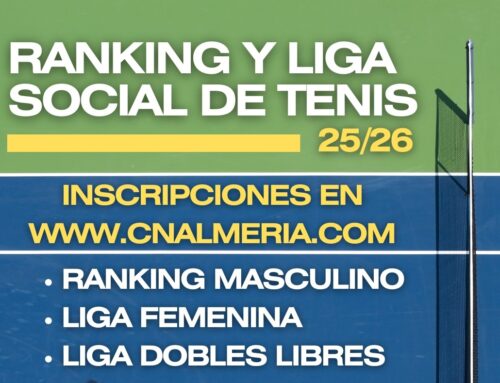 INSCRIPCIÓN RANKING Y LIGA DE TENIS
