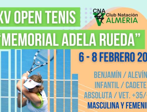 INSCRIPCIÓN XV OPEN DE TENIS «MEMORIAL ADELA RUEDA» (6-8 FEB)
